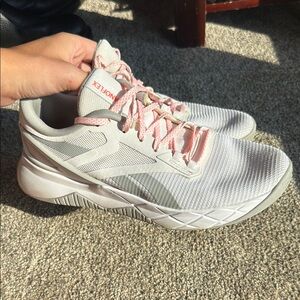 Reebok Nanoflex TR 1 Women’s lifting shoes in white size 9